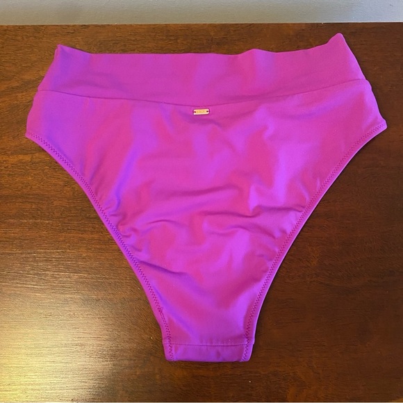 PINK Victoria's Secret Purple Crossover Bikini Swim - Picture 2 of 3